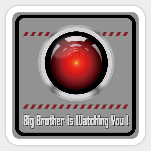 Big Brother is watching you! Sticker by deltaq47